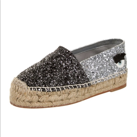 Chiara Ferragni colorblock espadrille sz 38 - Picture 2 of 9